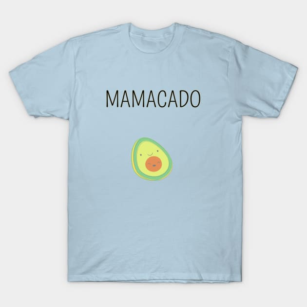 pregnancy mamacado cute avocado perfect gift idea for new mom T-Shirt by flooky